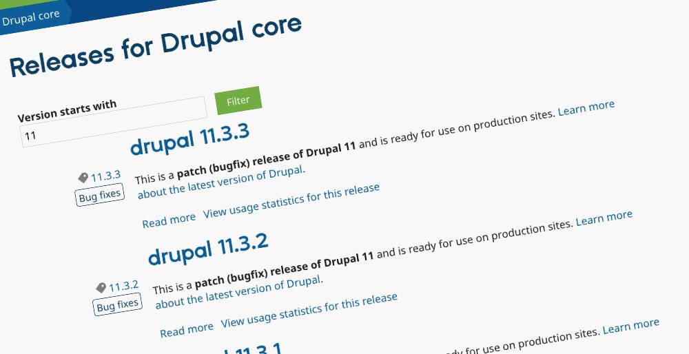 Estamos en Drupal 11