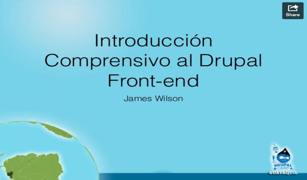 Imagen Presentación Front-end Drupal