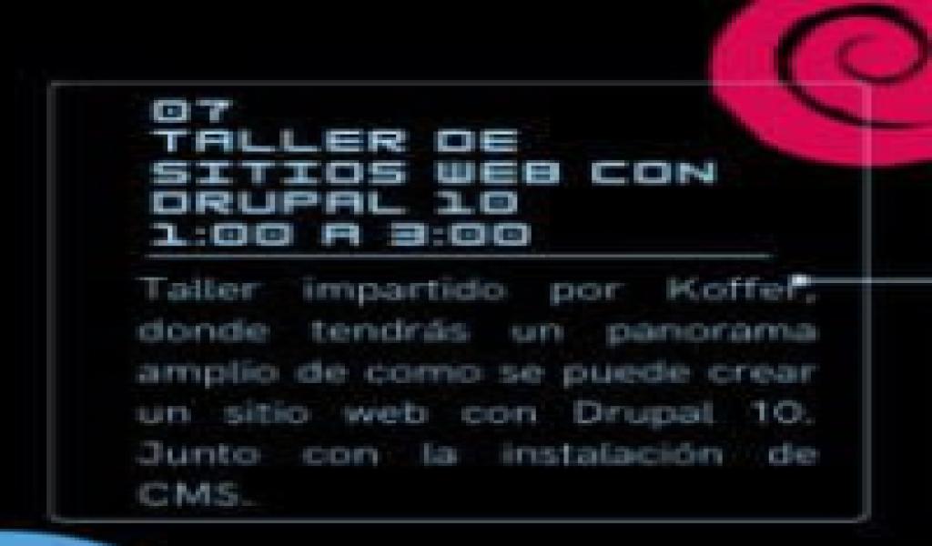 Taller de Drupal en Xalapa - 30 de Octubre