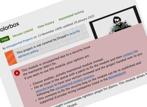 Sin soporte para Colorbox