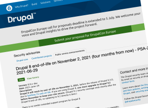 Se va Drupal 8